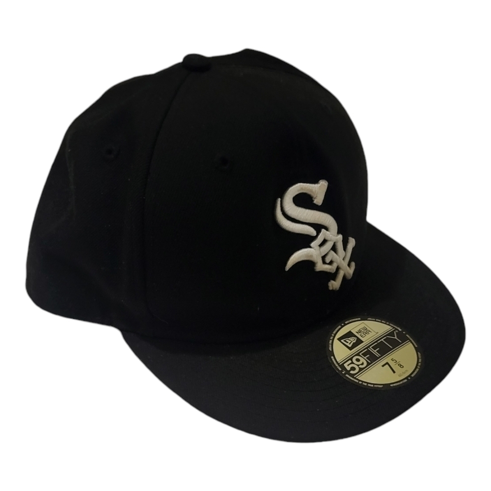 New Era, Chicago White Sox, Cap Authentic 59 Fifty, Black/White , Fit Size 7 5/8